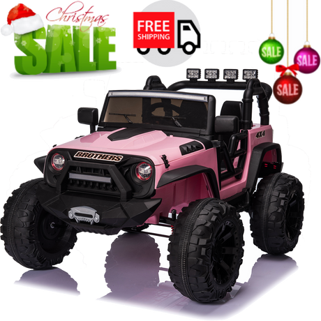 400W Electric Kids Truck JEEP with MP3, LED Lights, and Remote Control - 24V Ride On Car for Kids