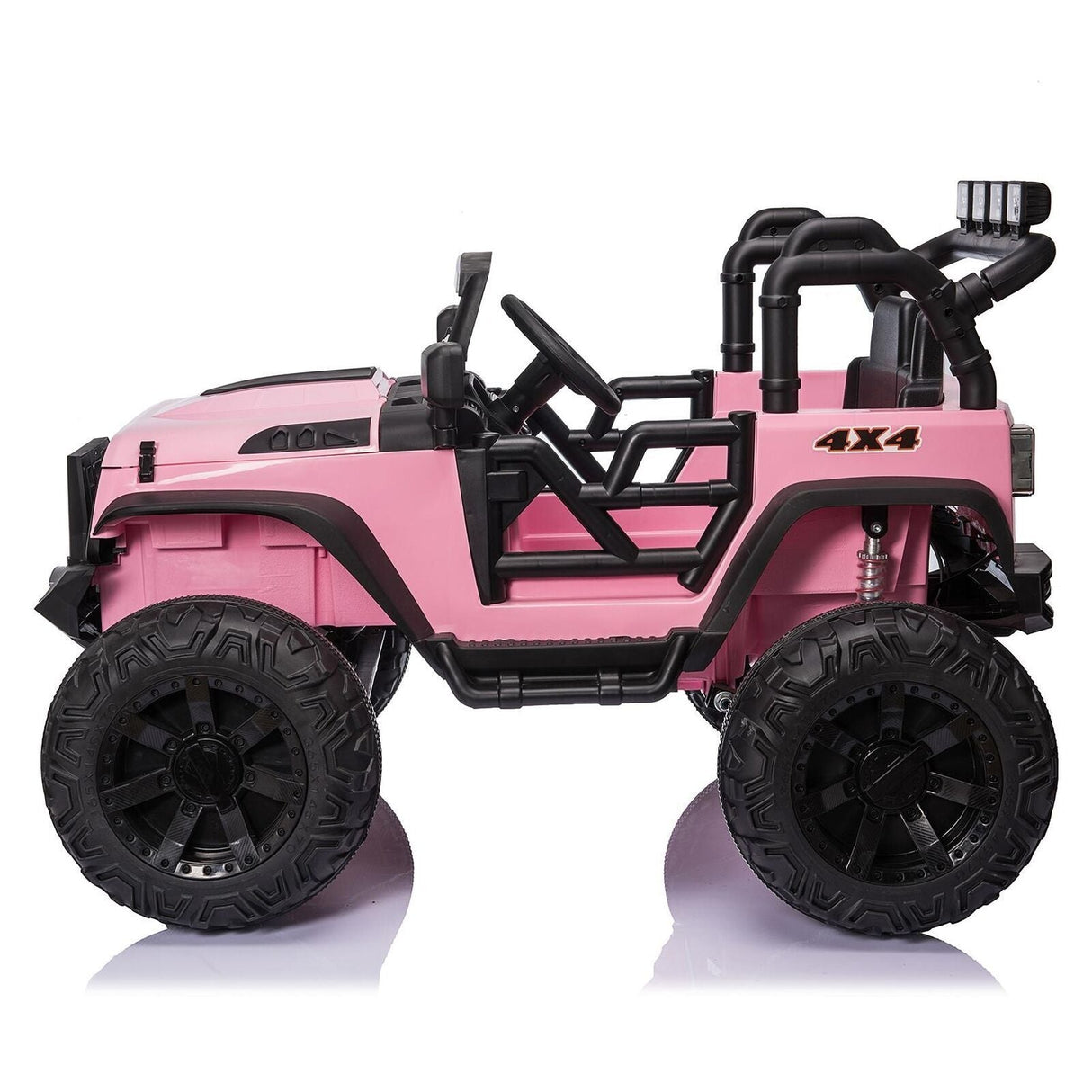 400W Electric Ride On Truck for Kids with AUX Port, LED Lights, and Remote Control