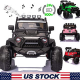400W Electric Ride On Truck for Kids with Parent Remote Control