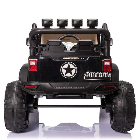 400W Electric Ride On Truck for Kids with Remote Control and LED Lights