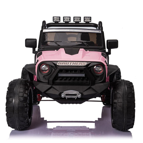 400W Electric Ride On Truck for Kids with Remote Control and LED Lights