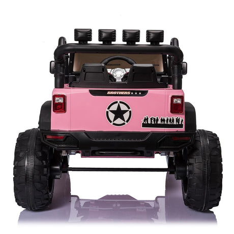 400W Electric Ride On Truck for Kids with Spring Suspension and LED Lights