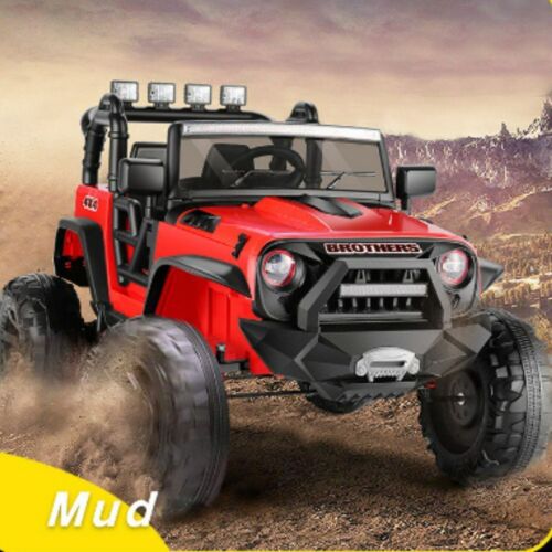 400W Remote Control Electric Ride-On Truck for Kids with MP3 Player - 2 Seater