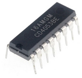 NTE4053B Intgrated Circuit CMOS, Triple, 2-Channel Analog Multiplexer NTE