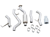 AWE Tuning 0FG Single Rear Exit Exhaust with BashGuard and Chrome Silver Tip | 2021+ Ford Bronco