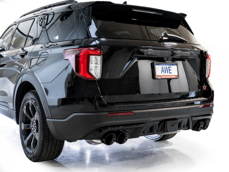 Échappement AWE Tuning 2020+ Ford Explorer ST Touring Edition avec embouts Diamond Black