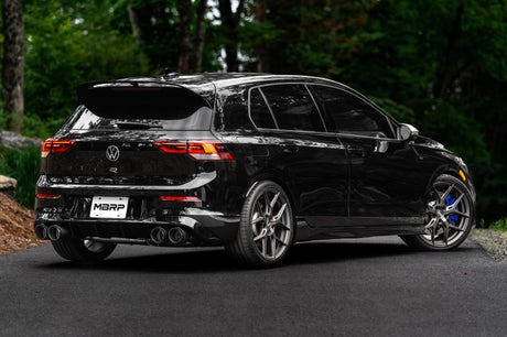 MBRP 2022 Volkswagen Golf R MK8 3 pouces Cat-Back Quad Split Valve arrière Suppression d'échappement