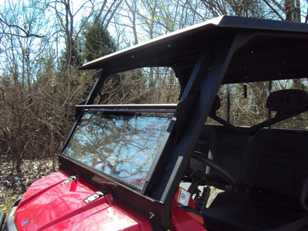 Sliding Windshield 2016-2026 Polaris Ranger 570 Full Size (Round Roll bar) Fortress Pro