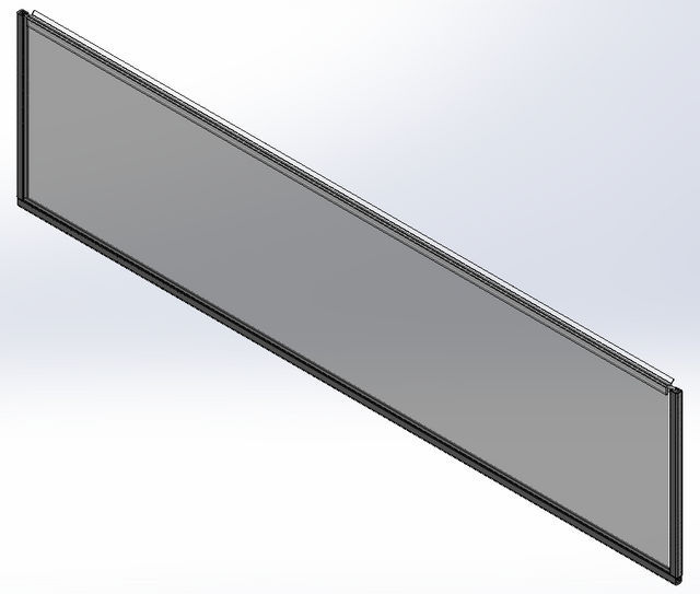 Lower sliding windshield for Polaris - 510309 Fortress Pro