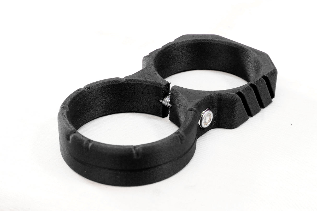 Carbon Shocks Carbon Fiber Reservoir Clamp 2.5" X 2.5" X .9 Small