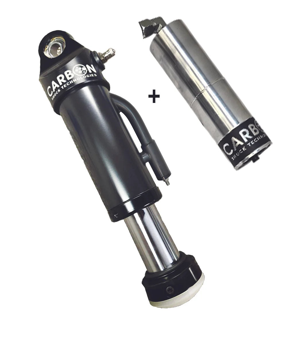 Carbonshocks 2.5" Top Bump Stop 4" Travel Compression Bypass Tube Reservoir