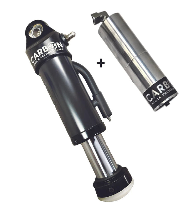Carbonshocks 2.5" Top Bump Stop 4" Travel Compression Bypass Tube Reservoir