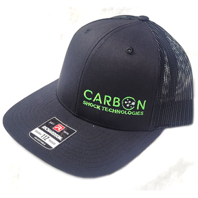 Carbon Shocks Black Trucker Hat