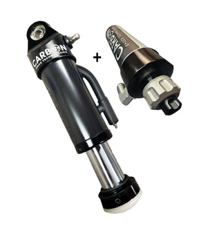 Carbon Shocks 3.0" Top Bump Stop 4" Travel Adjustable Reservoir