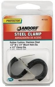 Jandorf Specialty Hardw Clamp St Steel Rubber Cu 61528 Jandorf