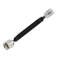 30cm Flat Coax Cable SO239 (UHF Female) to PL259 (Male) – (1 Pack) Door/Window Pass-Through Pigtail, 50 Ohm TekShack