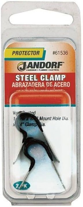 JANFORD CLAMP Steel Vinyl Coat 2 PK 61536 Jandorf