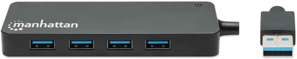 Manhattan 7-Port USB Hub A Male A Female 5Gbps Black TekShack