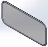 Vented windshield for Kawasaki - 520207 & 520208