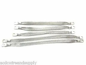UNIVERSAL ENGINE GROUND STRAP 5 PC TRUCK/CAR SET U.S.A MADE 3-10" AND 2-13" ACDCWIREANDSUPPLY
