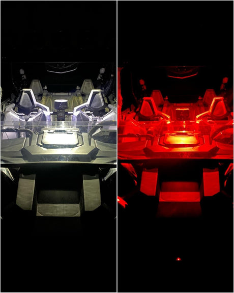 Interior Dome Light With White & Red LEDs GGLighting