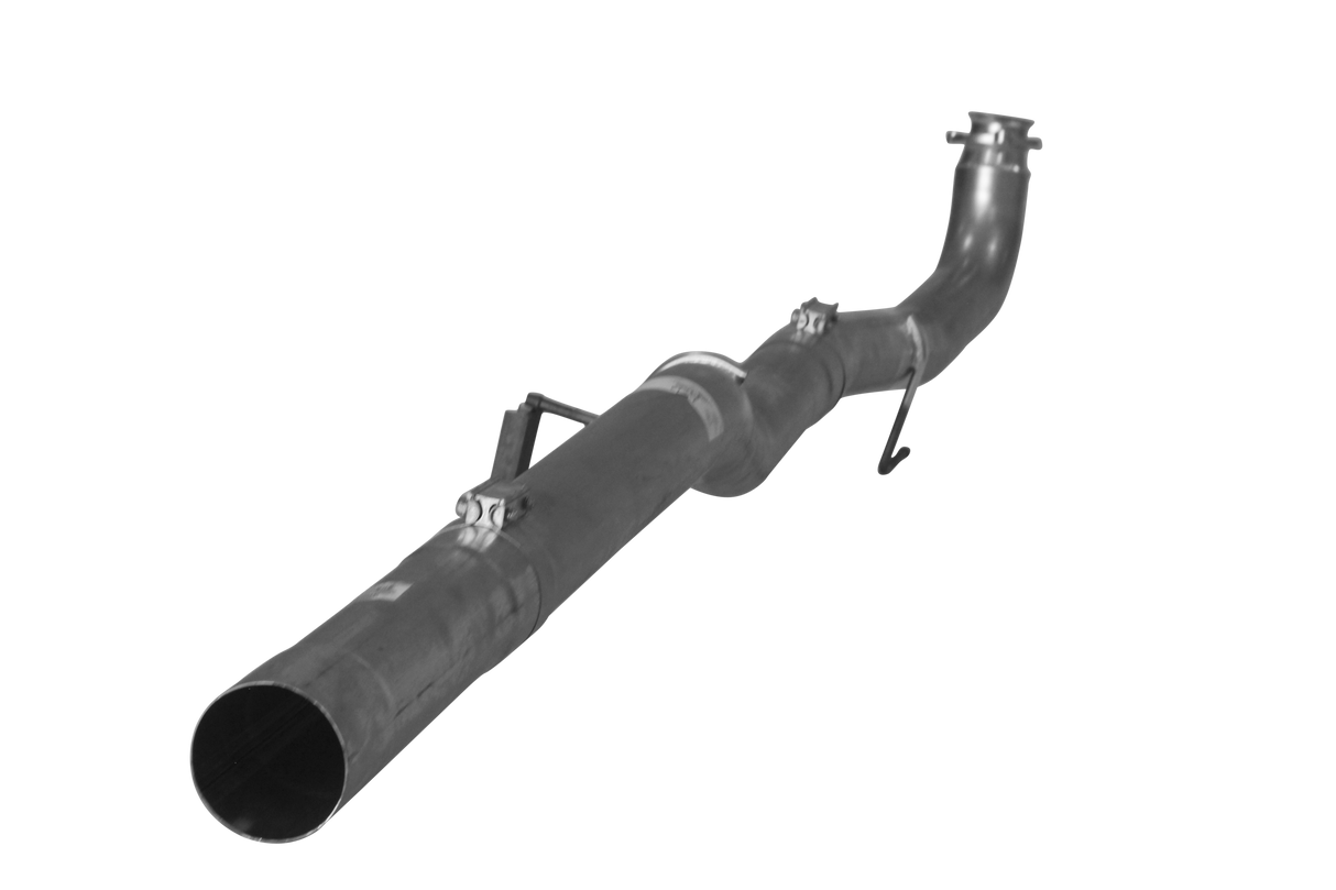 4" Cat & DPF Race Pipes | 2015.5-2016 GM 2500/3500 6.6L DURAMAX Mel's Manufacturing