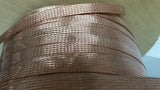 200 FEET 1/2 BRAIDED GROUND STRAP GROUNDING BARE PURE COPPER FLAT BRAID IN USA ACDC