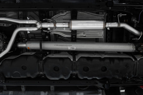 Embout de coupe d'angle à double paroi à sortie latérale simple de 4 po pour Toyota Tundra 3,5 L 2022 MBRP - T304
