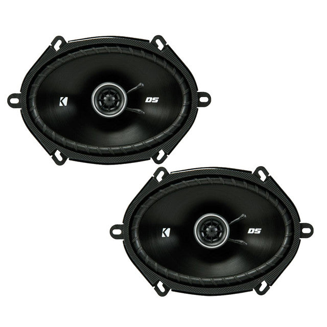 Kicker DSC6804 | 6"x8" 2-Way Coaxial Speakers 4-Ohm (Pair) Kicker