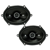 Kicker DSC6804 | 6"x8" 2-Way Coaxial Speakers 4-Ohm (Pair) Kicker