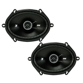Kicker DSC6804 | 6"x8" 2-Way Coaxial Speakers 4-Ohm (Pair) Kicker