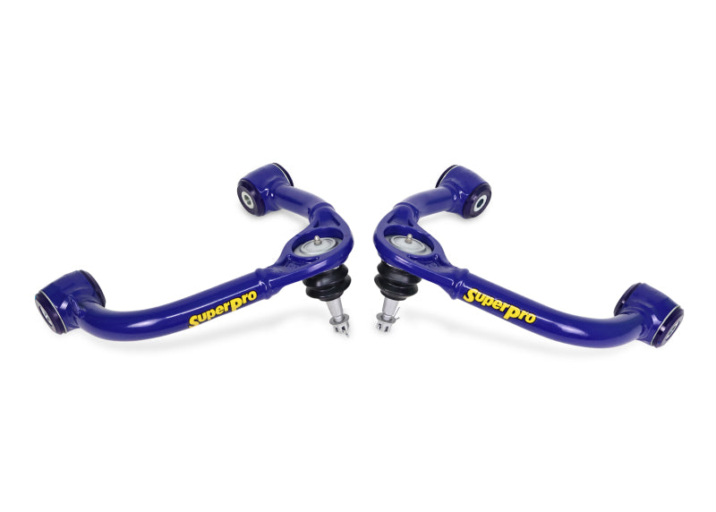 Superpro 2021+ Ford F150 Fixed Offset Front Upper Control Arm Set