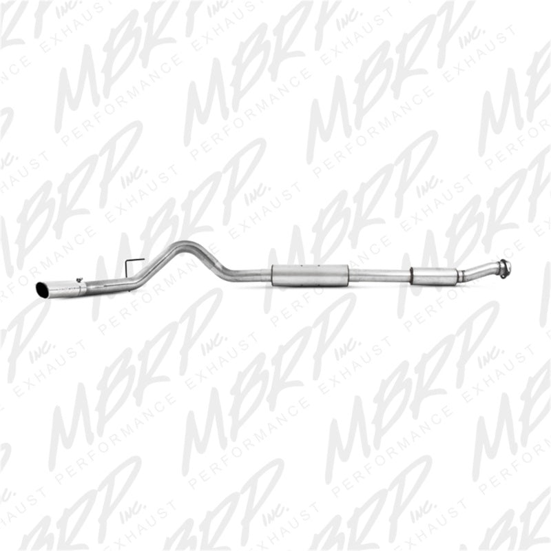 Système d'échappement en aluminium à sortie unique avec catalyseur arrière de 3,5 pouces pour Ford F150 SVT Raptor 6,2 L EC-SB/CC-SB de 3,5 pouces MBRP 11-13