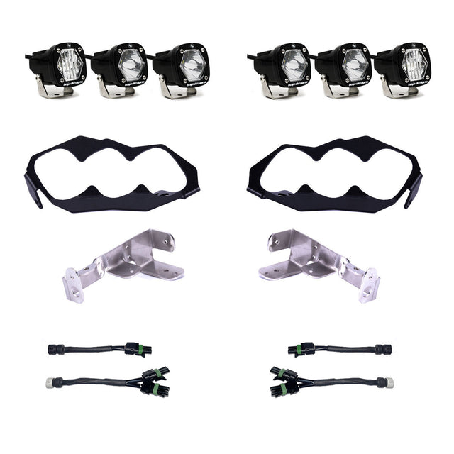 Baja Design Can-Am, Maverick R, Triple S1 Headlight Kit Baja Designs