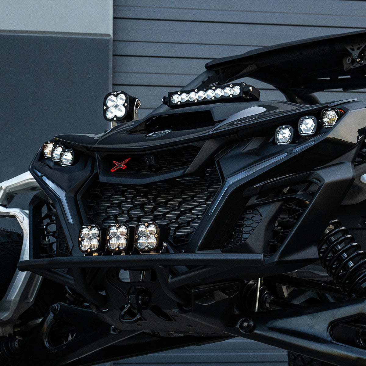 Baja Design Can-Am, Maverick R, Clear 10" S8 Shock Tower Kit Baja Designs