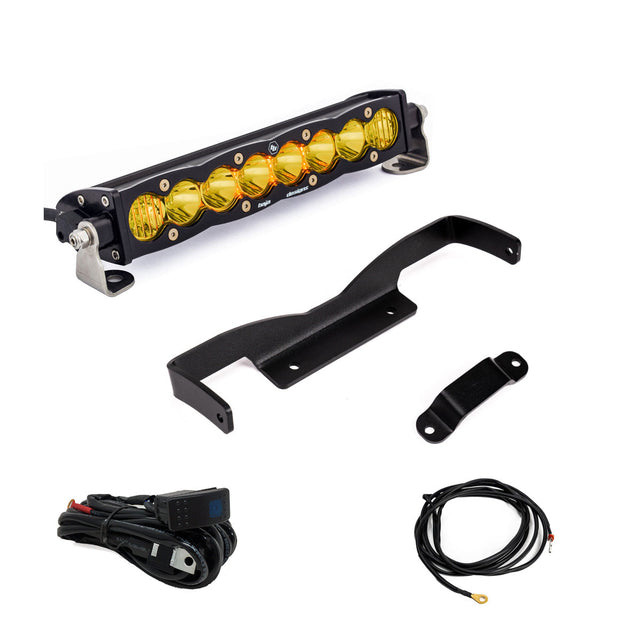 Baja Design Can-Am, Maverick R, Amber 10" S8 Shock Tower Kit Baja Designs