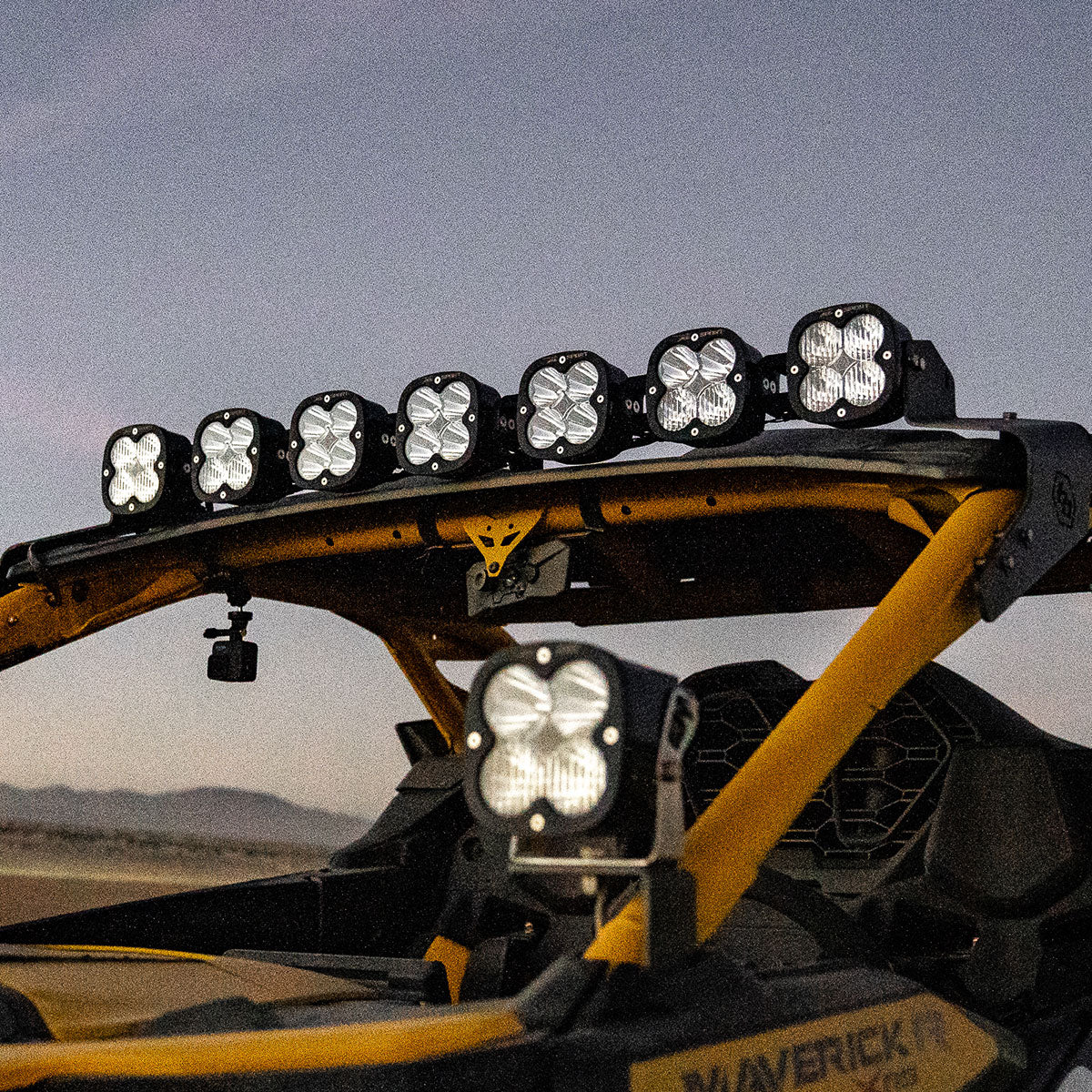 Baja Design Can-Am, Maverick R, 7XL Linkable Roof Mount Kit Baja Designs
