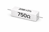 PANMILED 20W Cement Resistor, ±5% Ceramic Wirewound Power Resistor (15Ω–750Ω) High Watt Fixed Resistor TekShack