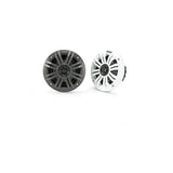 Kicker KM44 | 4" Marine Coaxial Speakers 4-Ohm - Charcoal & White Grilles (Pair) Kicker
