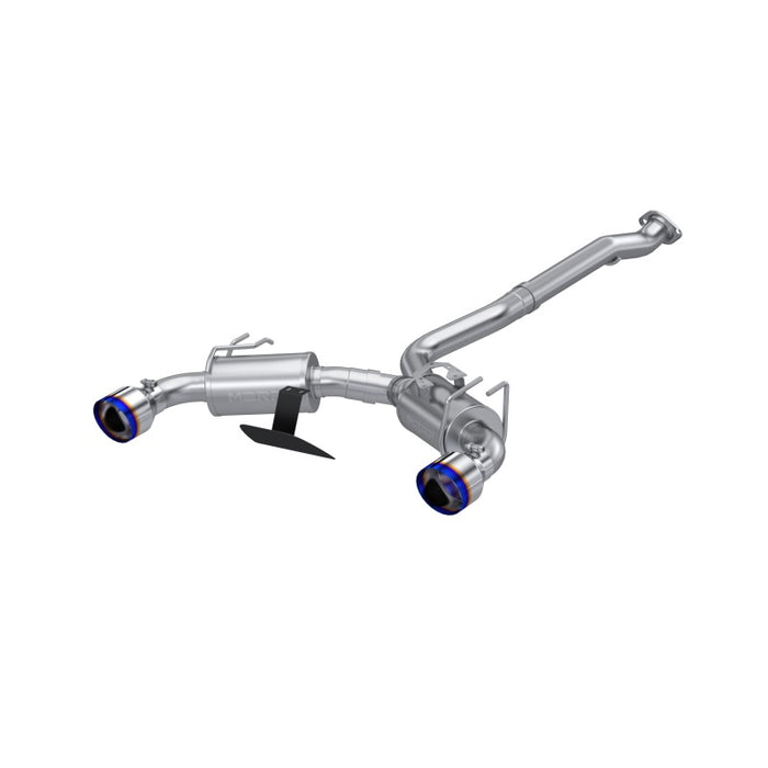 MBRP 2023 Toyota Corolla GR 1.6L T304 Stainless Steel 3in Cat-Back Dual Split Rear w/ Burnt End Tips