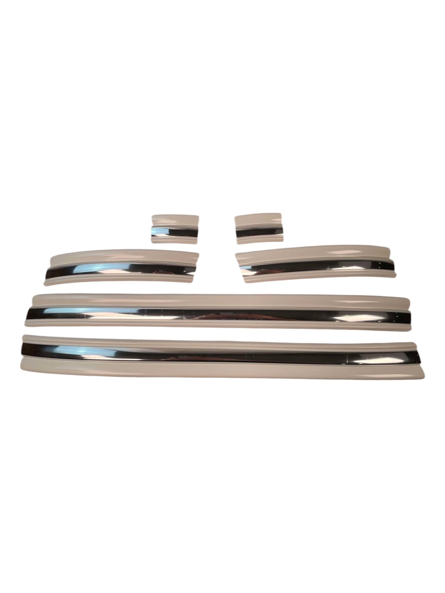 Complete Performance Chrome Body Molding Set - White - 1992-1997 F-Series & Bronco Complete Performance