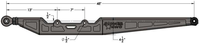 DIY 48" Dual Shock Trailing Arms