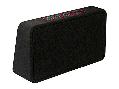 Kicker 46TL7T122 Sealed Enclosure w/ Single L7T Series 12" Shallow Subwoofer Kicker