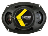 Kicker DSC69304 | 6"x9" 3-Way Coaxial Speakers 4-Ohm (Pair) Kicker