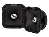 Kicker 49ST7MR4 | 7" Square Midrange Speakers 4-Ohm (Pair)