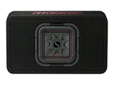 Kicker 46TL7T122 Sealed Enclosure w/ Single L7T Series 12" Shallow Subwoofer Kicker