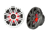 Kicker KM654L 6.5" Coax Marine LED Speaker