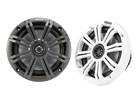 Kicker 45KM654 | 6.5" Marine Coaxial Speakers (Pair)