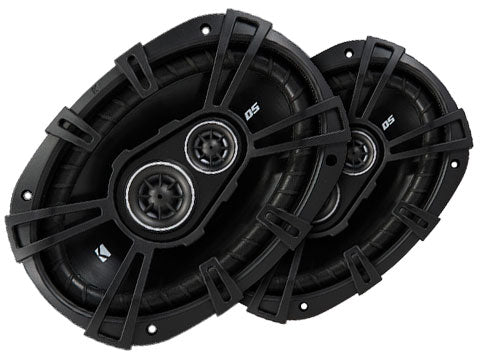 Kicker DSC69304 | 6"x9" 3-Way Coaxial Speakers 4-Ohm (Pair) Kicker
