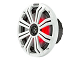 Kicker KM84L | 8" 150W RMS Marine LED Coaxial Speakers (Pair)